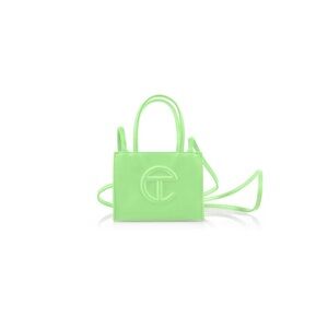 Small Double Mint Telfar shopping bag